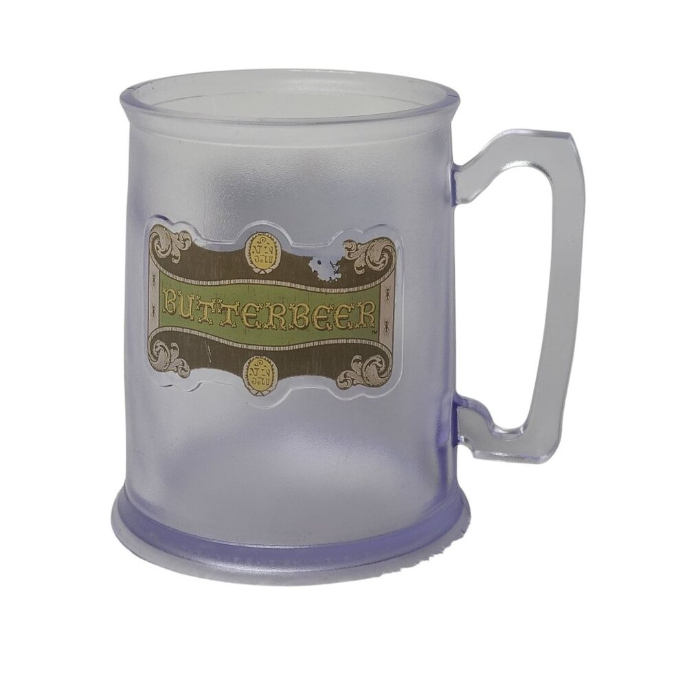 Wizarding World of Harry Potter Universal Studios Butterbeer Mug Frosted Plastic